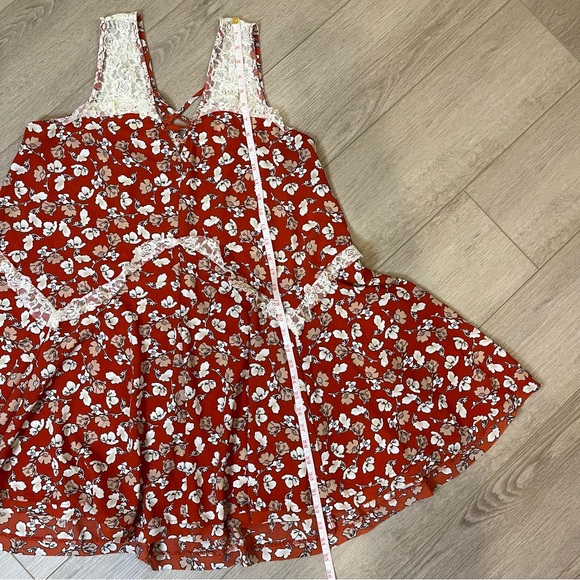 UMGEE Orange/Cream Floral Lace-Trim Sundress - FREE SHIPPING on Bundles $85+ - Picture 13 of 13